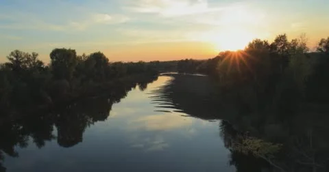 Panoramic Autumn landscape. Stock Footage 61475969