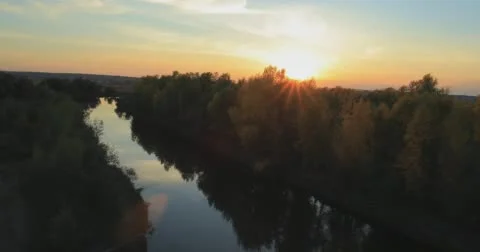 Panoramic Autumn landscape. Stock Footage 61476726