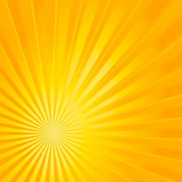 Panoramic background abstract rays of the sun around - illustration Stock Illustration