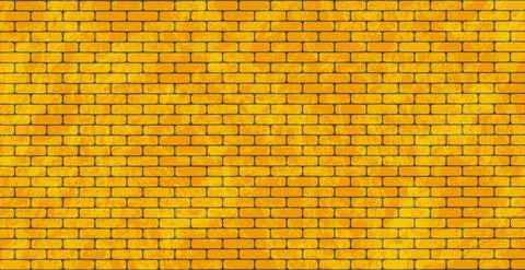 Panoramic background texture old orange brickwork, peeling paint - Vector Stock Illustration