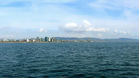 Panoramic Barcelona 06 Stock Footage 520732