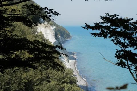 Panoramic beach near copenhague called mount clift Stock Photos