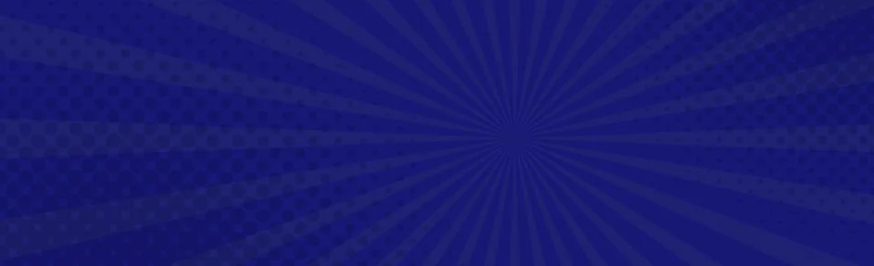 Panoramic blue comic zoom with lines - Vector Illustrazione stock