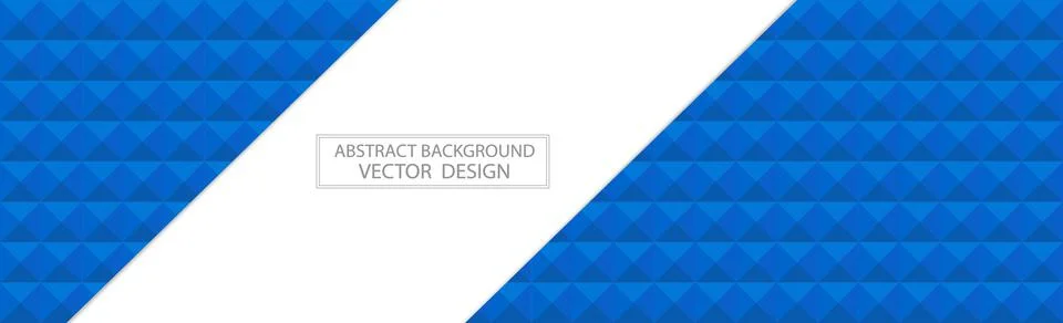 Panoramic blue web background template of many identical squares - Vector Stock Illustration