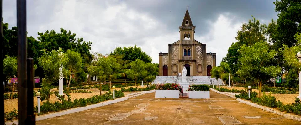 Panoramic Catholic 写真素材