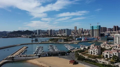 Panoramic of city skyline Video stock 126774350