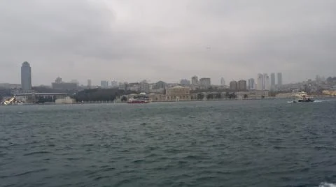 The panoramic city views Stock Photos