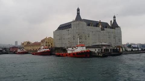 The panoramic city views Stock Photos