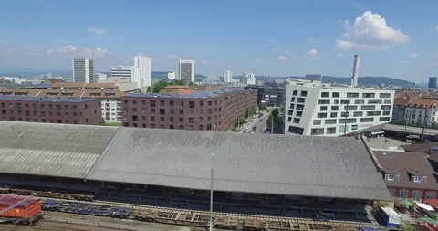 Panoramic cityscape of Berlin from the top Germany. Stock Footage 120967365