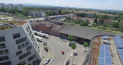 Panoramic cityscape of Berlin from the top Germany. Stock Footage 120967528