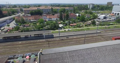 Panoramic cityscape of Berlin from the top Germany. Stock Footage 120967583