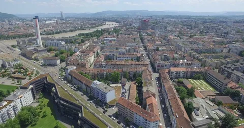 Panoramic cityscape of Berlin from the top Germany. Stock Footage 120967645