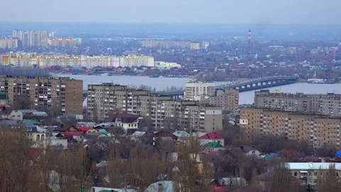 Panoramic cityscape Stock Footage 308918730