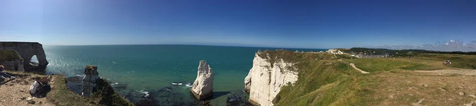 Panoramic cliffs,  Cliffs panorama Stock Photos