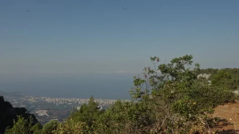 Panoramic Coastal View Stock Footage 339709958