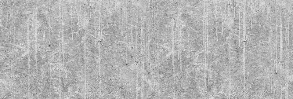 Panoramic concrete wall with formwork texture and cement streaks Stock Photos