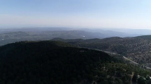 Panoramic of Cyprus landscape Stock Footage 78561101