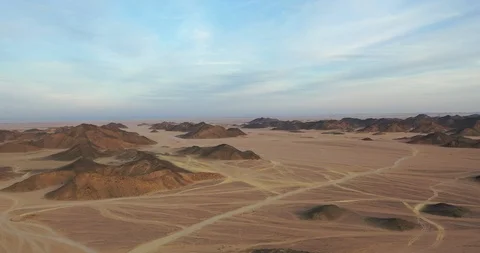 Panoramic desert landscape. Stock-Footage 123674085