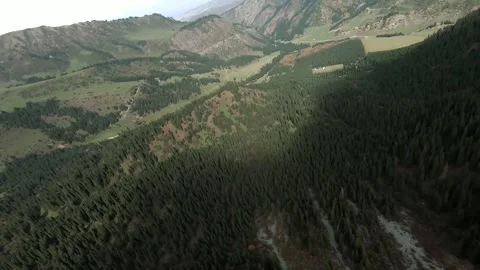 Panoramic drone view of nature landscape , panoramic landscape aerial view Stock Footage 339032545