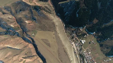 Panoramic drone view of nature landscape , panoramic landscape aerial view Stock Footage 339034941