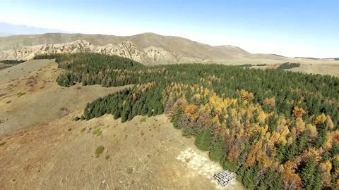 Panoramic drone view of nature landscape , panoramic landscape aerial view Stock Footage 339035956