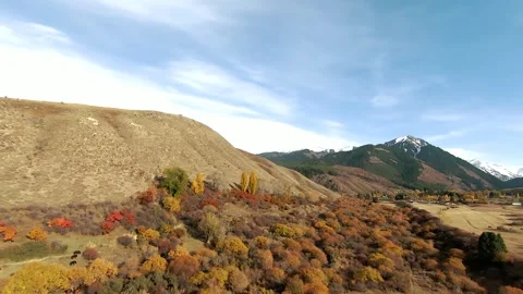 Panoramic drone view of nature landscape , panoramic landscape aerial view Stock Footage 339037233