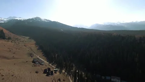 Panoramic drone view of nature landscape , panoramic landscape aerial view Stock Footage 339038670