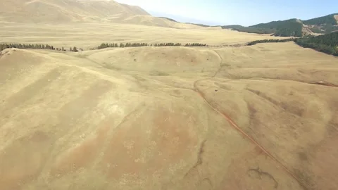 Panoramic drone view of nature landscape , panoramic landscape aerial view Stock Footage 339038810