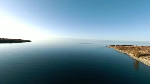 Panoramic drone view of nature landscape with mountains and forest Photos