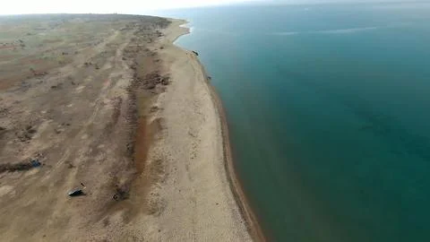 Panoramic drone view of nature landscape with mountains and forest 写真素材