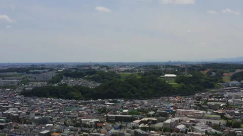 Panoramic Drone View of Tokyo_02 Stock Footage 133291551