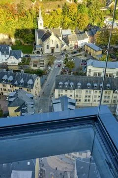 Panoramic Elevator of the Pfaffenthal.Panoramic Elevator of the Pfaffenthal. Stock Photos