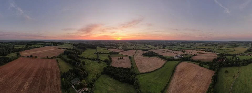 Panoramic Fields 写真素材