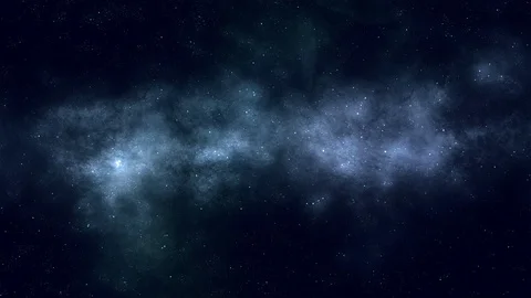 Panoramic Flight in the Space Stock Footage 88399676