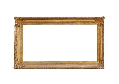 Panoramic frame isolated Stock Photos