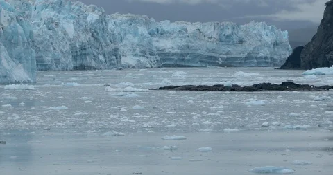 Panoramic on the Glacier Stock Footage 92903330