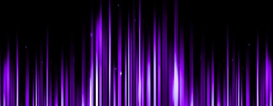 Panoramic glowing blurred light stripes in motion over on abstract background Stock Illustration