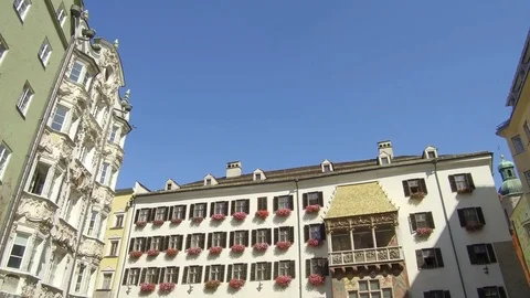 Panoramic Goldenes Dachel Video stock 79991686