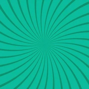 Panoramic green comic zoom with lines - Vector 스톡 일러스트