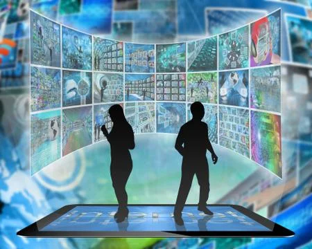 Panoramic interface イラスト素材