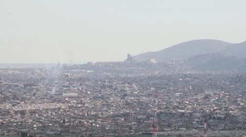 Panoramic Juarez, Mexico Stock Footage 60128191
