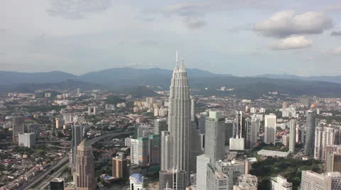 Panoramic of Kuala lumpur Video stock 24865438