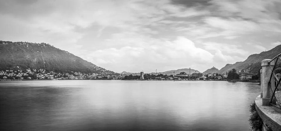 Panoramic lake Stock Photos