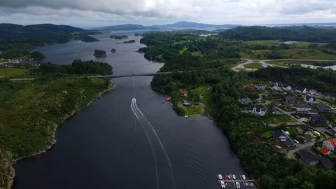 Panoramic landscape. Norway. 動画素材 69754831