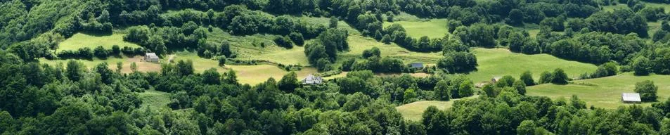 Panoramic landscape 스톡 사진