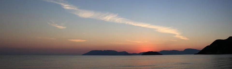Panoramic landscape Stock Photos
