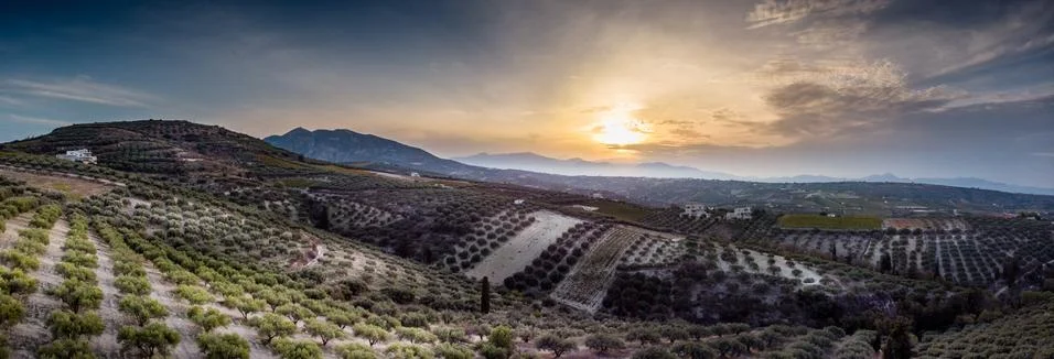Panoramic landscape Stock Photos