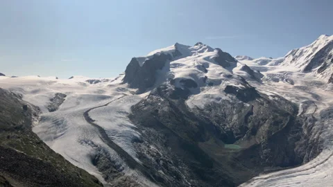Panoramic on Monte Rosa Gletscher Видео 201510938