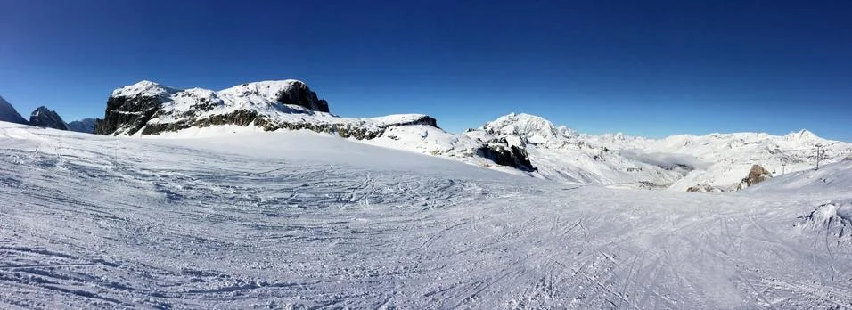 Panoramic mountain landscape Foto stock