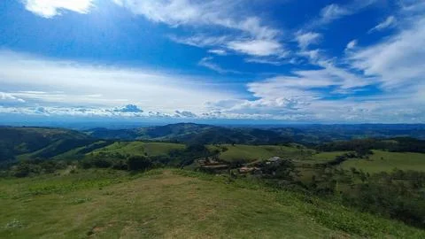 Panoramic Mountain Landscape Stock Photos